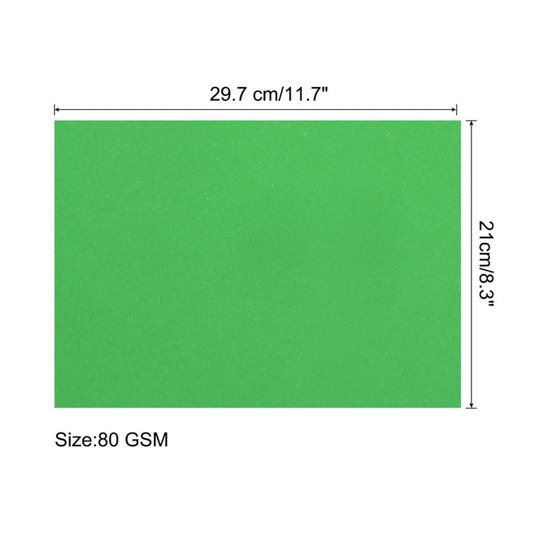 Uxcell 8.5x11 Inch Colored Copy Paper, Emerald Green, Standard