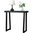 thumbnail image 3 of Karl home Narrow Entryway Table, Pine Wood Console Tables for Entryway, Slim Sofa Tables Behind Couch for Living Room, Hallway, Entrance, 36 x 12 x 32, Black, 3 of 8
