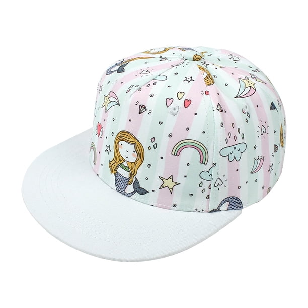 Gorra de béisbol con estampado de dibujos animados para niños y niñas, gorro de béisbol con visera, para primavera y verano Fivean unisex