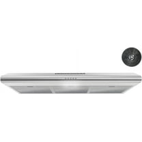 Streamline 30 in. Bergamo Ductless Undermount Range Hood in Brushed Stainless Steel with Mesh Filters, Push Button Control, LED Light