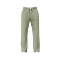 thumbnail image 4 of Mens Cotton Athletic Pants Open Bottom Running Sweatpants Straight Leg Casual Joggers with Pockets Army Green, 4 of 5