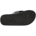 thumbnail image 4 of NORTY Mens Flip Flops Adult Male Thong Sandals Grey Black - Runs 1 Size Small, 4 of 7