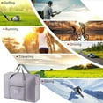 thumbnail image 7 of Foqnuq Foldable Travel Duffel Bag, Lightweight Sport Tote, Waterproof Luggage, Extra Large Capacity Weekend Bag for Gym, Travel, Outdoor Activities, 7 of 7