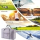 thumbnail image 5 of Bolsa de viaje portátil, bolsa de viaje plegable, bolsa deportiva, para mujer, bolsa de lona tipo duffel, con cremallera, duradera, para viajes, equipaje ligero, para excursiones de entre, 5 of 7