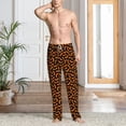 thumbnail image 2 of Logiee Halloween Bat Print Pajama Pants for Men,Men’s Pajama Bottoms,Mens PJ Pants with Pockets & Button Fly-X-Large, 2 of 6