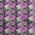 thumbnail image 1 of oneOone Polyester Spandex Fuschia Pink Fabric Asian Japanese Flower Dress Material Fabric Print Fabric By The Yard 56 Inch Wide, 1 of 4