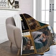 thumbnail image 4 of AISENIN Customized Blanket with Photo Personalized BFF Blankets with Picture Custom Memories Pattern Fleece Throw Blanket for Birthday Memorial Day Christmas, 4 of 5