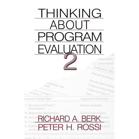 Thinking about Program Evaluation, (Paperback)