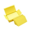 thumbnail image 2 of 9.4 x 5.5cm Paper Blank Index Flash Cards DIY Greeting Quick Message, 90 Sheets Yellow, 2 of 7
