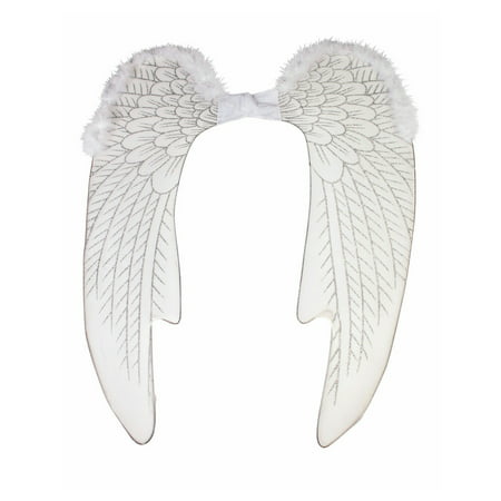 Large White Angel Wings
