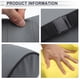 thumbnail image 3 of Almohada para reposacabezas de automóvil Unique Bargains, soporte para cuello ergonómico y cómodo, cuero Nappa y espuma de memoria, ancho ajustable, gris, 1 Pcs para conducción y viajes, 3 of 7