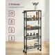 thumbnail image 4 of Slim Rolling Cart VASAGLE, almacenamiento de 5 niveles para cocina, marrón, 4 of 7