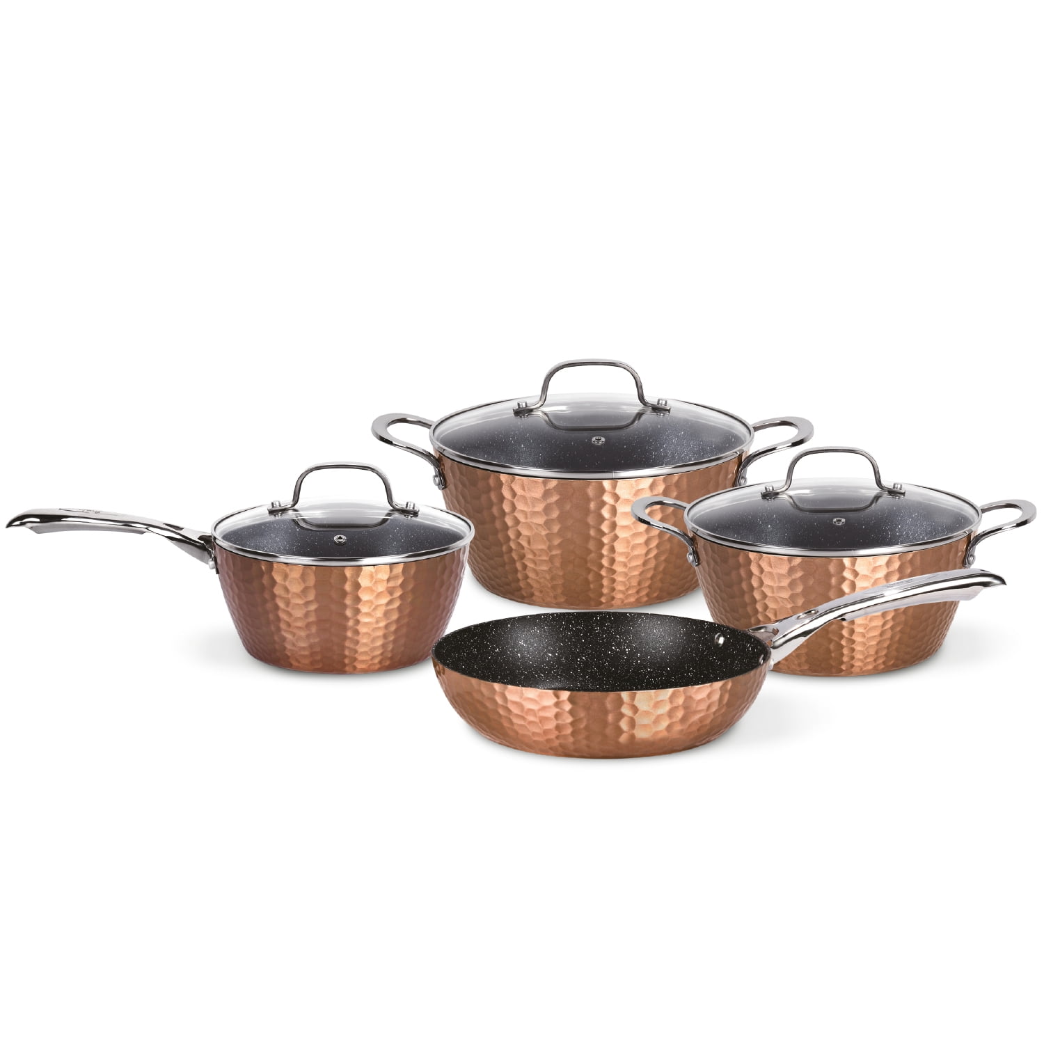 Batería De Cocina Antiadherente Copper 7 Piezas