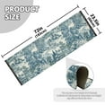 thumbnail image 5 of Yayeee Runner Rug for Bedroom 2'x6' Machine Washable Hallway Non Slip Mat, Green Flourishing Garden, 5 of 8