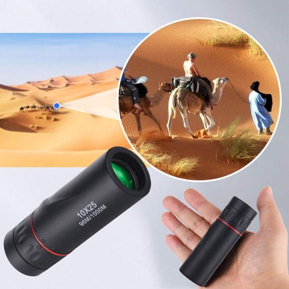 10x25 Monocular Telescope, Telescope For BAK4 Lens For Bird Watching Hunting Hiking Camping Travel