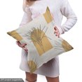 thumbnail image 5 of Ambesonne Vintage Fabric by the Yard Upholstery, Line Art Style Trees Art, 5 Yards, Sand Brown and Pearl, 5 of 5