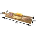 thumbnail image 3 of Woodard & Charles Acacia Wood 29" Paddle Board with 4 Serving Plates, 5 Piece Serving Set, 3 of 4