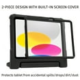 thumbnail image 3 of HDE iPad 10th Generation 10.9 inch Shockproof Case for Kids with Built-in Screen Protector Black, 3 of 6
