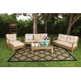 thumbnail image 6 of Linon Home Décor Innovations Area Rug Collection, Navy and Tan, 9.5' x 6.5', 6 of 7