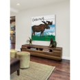 thumbnail image 4 of Marmont Hill "Vancouver Moose" by Molly Rosner Painting Print on White Wood, 4 of 5