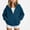 Navy, variant on ITSAME Boys Girls Zip Up Hoodie (5-16) Loose Fit Long Sleeve Kids Casual Hooded Sweatshirt with Pockets Size 9