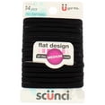 thumbnail image 2 of Ligas para cabello Scunci planas color negro 14 pzas, 2 of 2