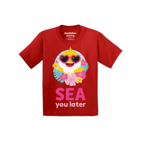 

Baby Shark Hawaii Mood Shirt for Baby Girls Boys 1 2 Years Old 6 18 Months - Baby Shark Sea You Later T-shirt