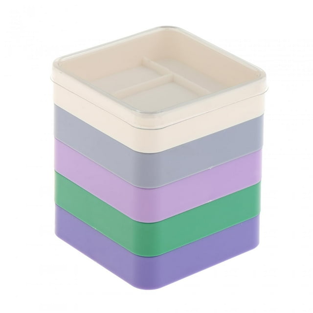 lionlar Watch Parts Storage Box Carry Case for Screw Component Watchmaker Repair Tool Cr Square