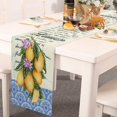 thumbnail image 5 of Xuewenshw Petit Drapeau de Table Frais Printemps et Été Fleur Lin Imprimé Nappe 5 Lin Table 108 Pouces de Long, 5 of 5