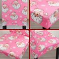 thumbnail image 6 of Christmas Chair Covers for Dining Room Set of 6 Christmas Santa Claus Dining Chair Protectors 6 Pcs Stretch Removable Washable Chair Slipcovers 6 Pack for Winter Xmas Holiday Home and Party Decor, 6 of 6