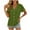 Army Green, variant on Ziynglg Cotton Linen Blouses for Women V Neck Loose Shirts Summer Fashion Casual Tops Button Down T-Shirts with Pocket