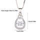 thumbnail image 3 of Censtreet Pink Rhinestone Bow Necklace Dainty Cute Gold Silver Bow Pendent Choker Necklace Jewelry Gift, 3 of 6