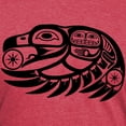 thumbnail image 3 of CafePress - Raven Native American Design T Shirt - Mens Tri-blend T-Shirt, 3 of 4