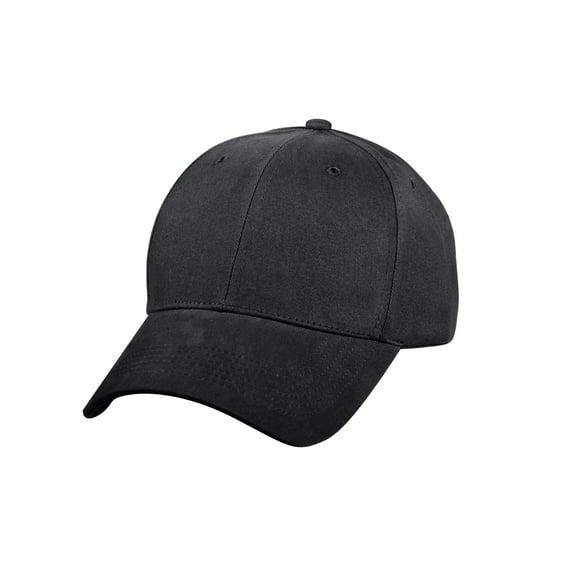 Rothco Supreme Solid Color Low Profile Cap - Mens, Black, -Black