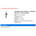 thumbnail image 2 of Front Right Strut Assembly - Compatible with 2013 - 2018 Acura RDX 2014 2015 2016 2017, 2 of 2