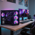 Mloong Gaming PC Desktop AMD Ryzen 7 9800X3D, GeForce RTX 5070Ti 16GB ...