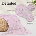 thumbnail image 3 of Pink Branches Body Pillow Covers 20"x54", Vintage Art Farmhouse Soft Brushed Microfiber Breathable Throw Pillow Covers, Pillowcase with Zipper for Couch Sofa Bedroom Living Room, 3 of 9