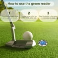 thumbnail image 5 of Uxcell Golf Green Reader, Mini Golf Ball Marker for Putting Green with High Precision Green Reading, Blue Brown, 5 of 6