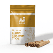 Slofoodgroup Pure Ceylon Cinnamon Sticks - 8 oz. Cinnamon Spice