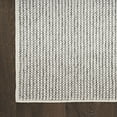 thumbnail image 2 of Nourison Textured Home 6' x 9' Ivory Grey Farmhouse Indoor Rug, 2 of 9