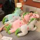 thumbnail image 2 of Peluche de unicornio grande para niños, muñeco suave de caballo Kirin, rosa, blanco y verde, regalo de cumpleaños, novedad de 2022, 2 of 5