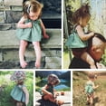 thumbnail image 6 of Mercatoo Baby Clothes Toddler Girl Clothes Set Summer Sleeveless Plaid Tops Shorts 2Pcs Outfits Set, 6 of 7