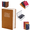 Brown, variant on Book Shaped Security Lock Box Secret Fake Books Safe Boxes Combination Lock Small Money Hidden Home Cash Stash Storage Hide Saving Diversion Personal Password Guardar Code Container Gift(Red,S)