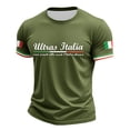 thumbnail image 4 of CONZONE Mens T-Shirts Short Sleeve T Shirts for Men Crew Neck Italy Liberation Day Graphic Casual Summer Tee Tops, 4 of 4