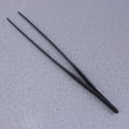 thumbnail image 4 of EeaseMX 2 pinzas de acero inoxidable rectas y curvas para plantas acuáticas, pinzas alargadoras para peceras (negras), 4 of 7