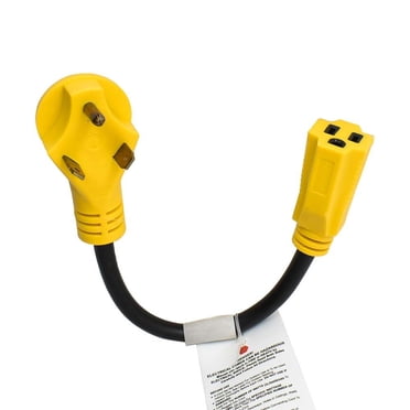 Superior Electric RVA1502 80 oz, 30 A Male to 15 A Female Adaptor with Cable RV Part