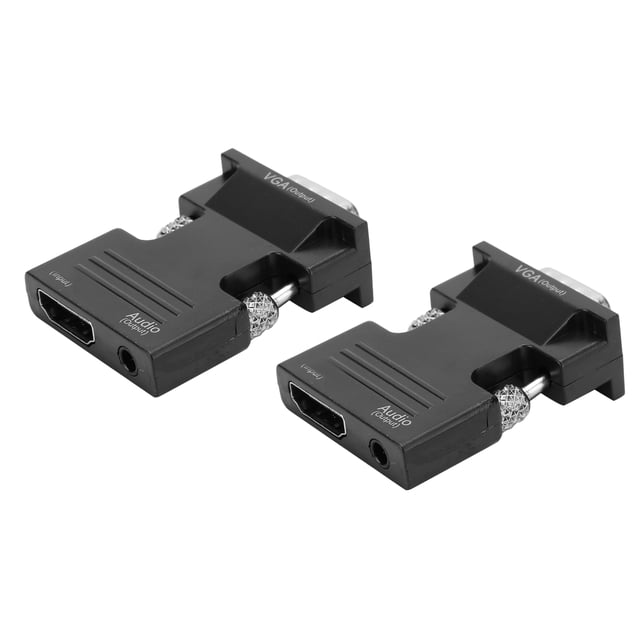 Convertidor De Audio Portátil De 2 Uds, Práctico Adaptador De Audio, Decodificador Para Vídeo Doméstico, Reproductor De DVD, Proyector De Vídeo