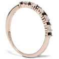 thumbnail image 3 of Pompeii 1/4ct Treated Black & White Diamond Ring 14K Rose Gold (H/I,I2-I3), 3 of 4