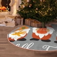 thumbnail image 5 of Lukts Hello Fall Gnomes Print Color Life Christmas Tree Skirt, Winter Holiday Tree Mat Decoration ,Can be Used as A Shawl-48", 5 of 6