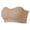 Beige, variant on Women's Seamless Strapless Bandeau Bra Non Comfortable Support Bra for Off Shoulder Dresses,XXL